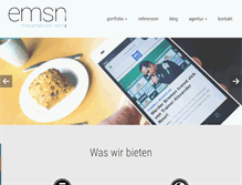 Tablet Screenshot of emsn.de